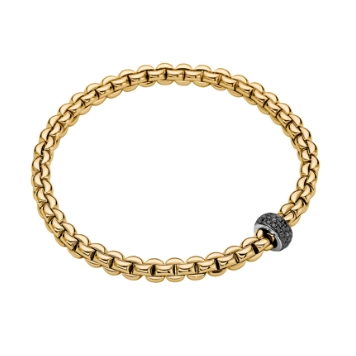 FOPE Bracelets in Mixed Metals containing Black diamond 72110BX_PN_G_X1X_00L