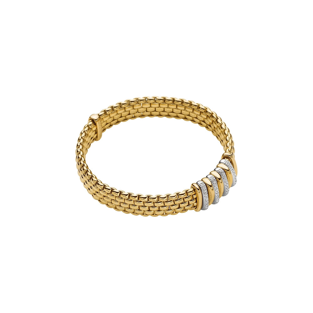 FOPE Bracelets in Mixed Metals containing Diamond 58804BX_BB_G_GBX_00M