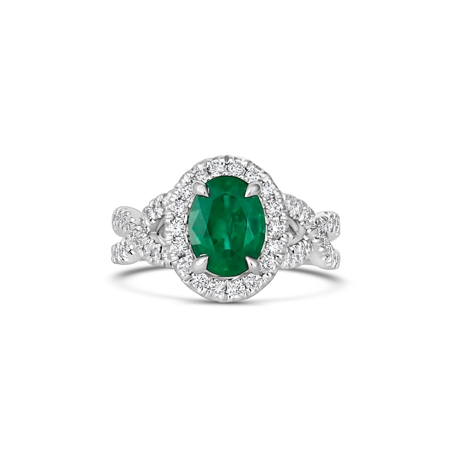 Rings Rings in White Gold containing Multi-gemstone, Diamond, Emerald 427236