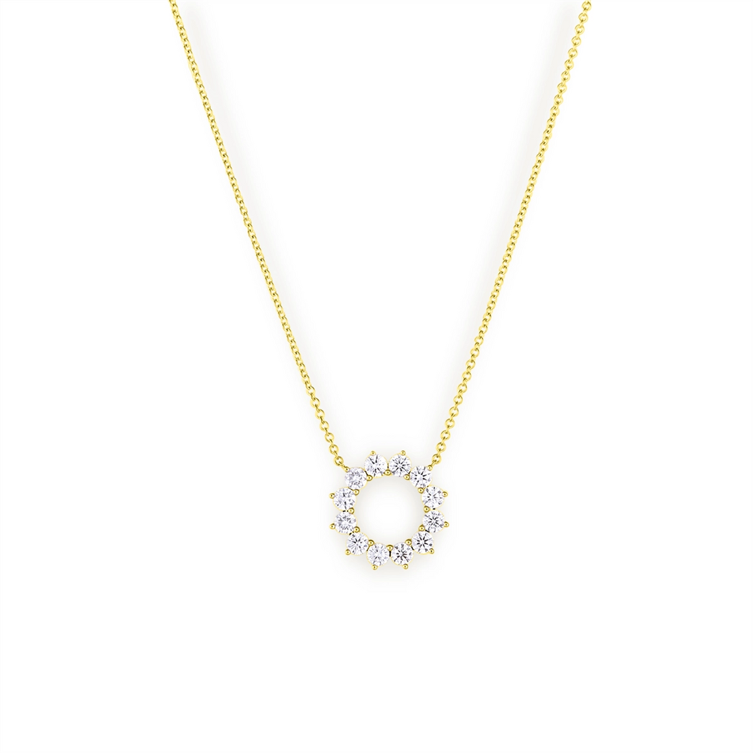 Necklaces Necklaces in Yellow Gold containing Diamond 427475