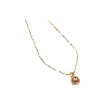 Konstantino Necklaces in Yellow Gold containing Citrine, Other, Multi-gemstone, Diamond KOMK06064-18KT-627