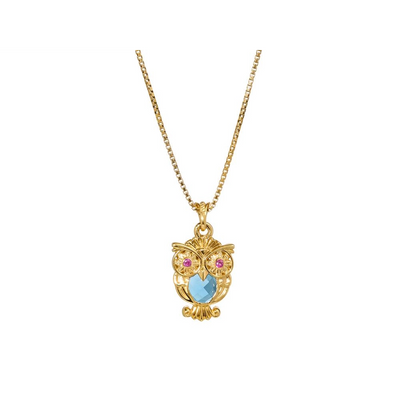 Konstantino Pendants in Yellow Gold containing London blue topaz, Multi-gemstone, Ruby MEMK04054-18KT-557