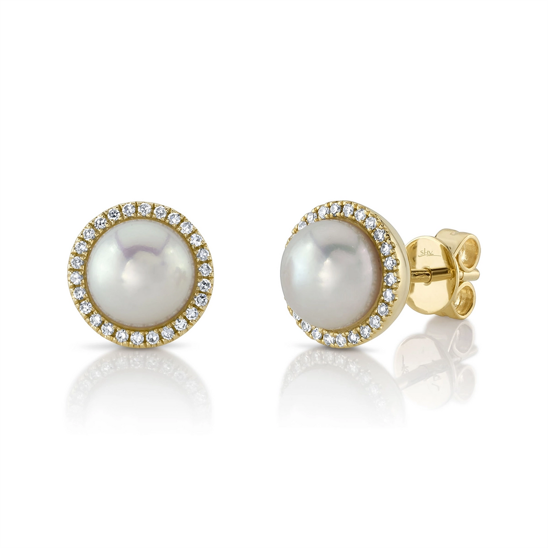 Earrings Earrings in Yellow Gold containing Multi-gemstone, Diamond, Pearl 427593