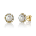 Earrings Earrings in Yellow Gold containing Multi-gemstone, Diamond, Pearl 427593