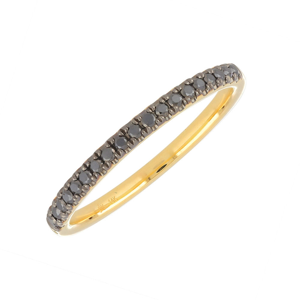 Rings Wedding Rings in Yellow Gold containing Black diamond 427609