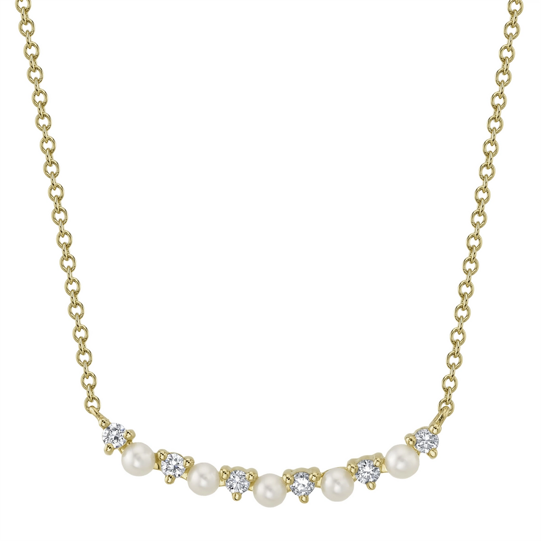 Necklaces Necklaces in Yellow Gold containing Multi-gemstone, Diamond, Pearl 427620