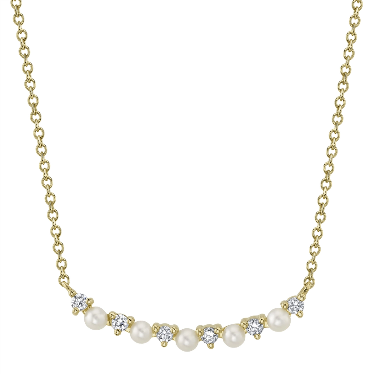 Necklaces Necklaces in Yellow Gold containing Multi-gemstone, Diamond, Pearl 427620
