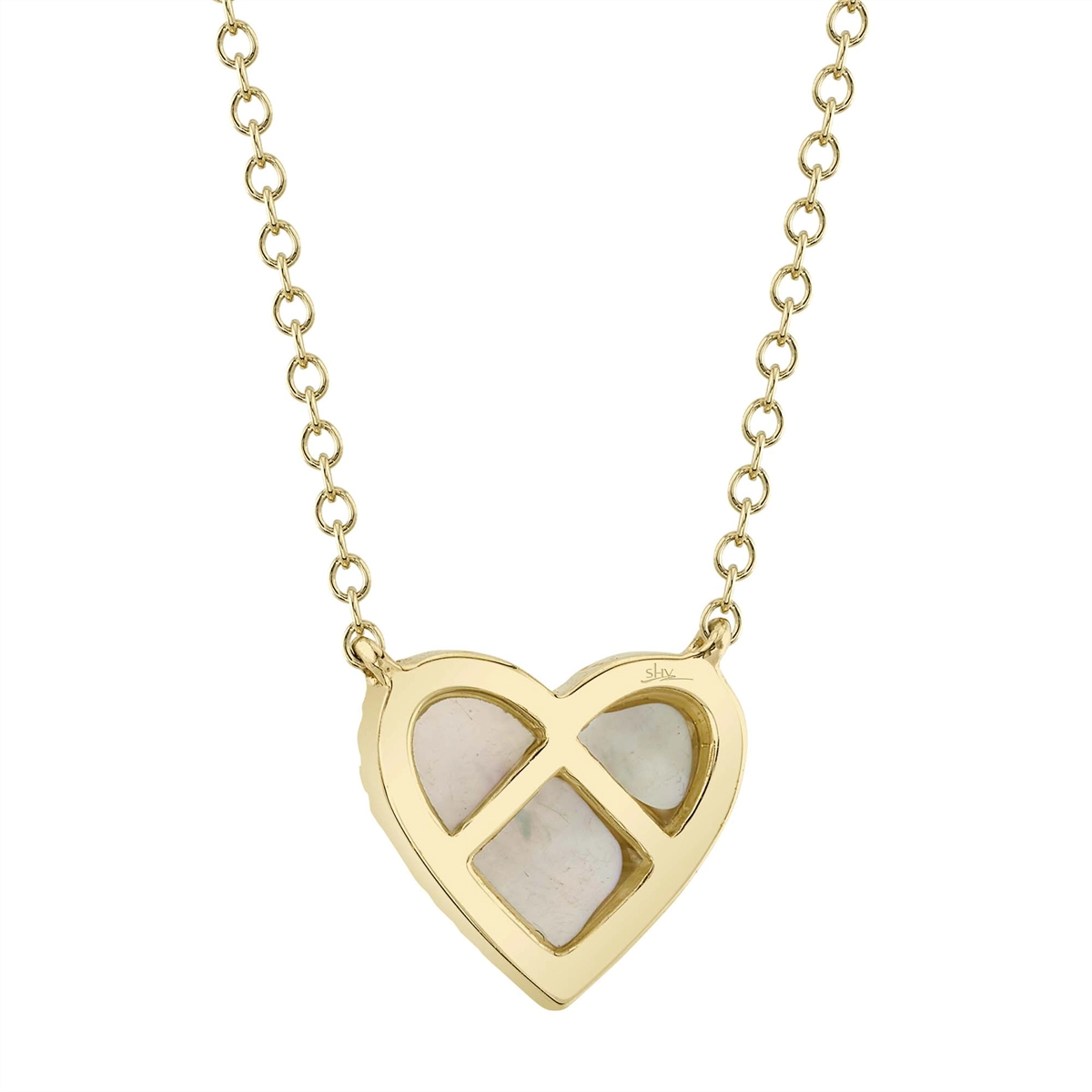Necklaces Necklaces in Yellow Gold containing Mother of pearl, Multi-gemstone, Diamond 427623
