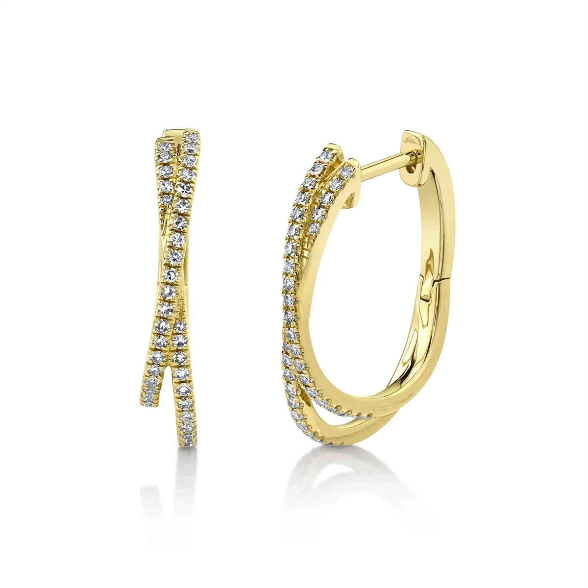 Earrings Earrings in Yellow Gold containing Diamond 427629