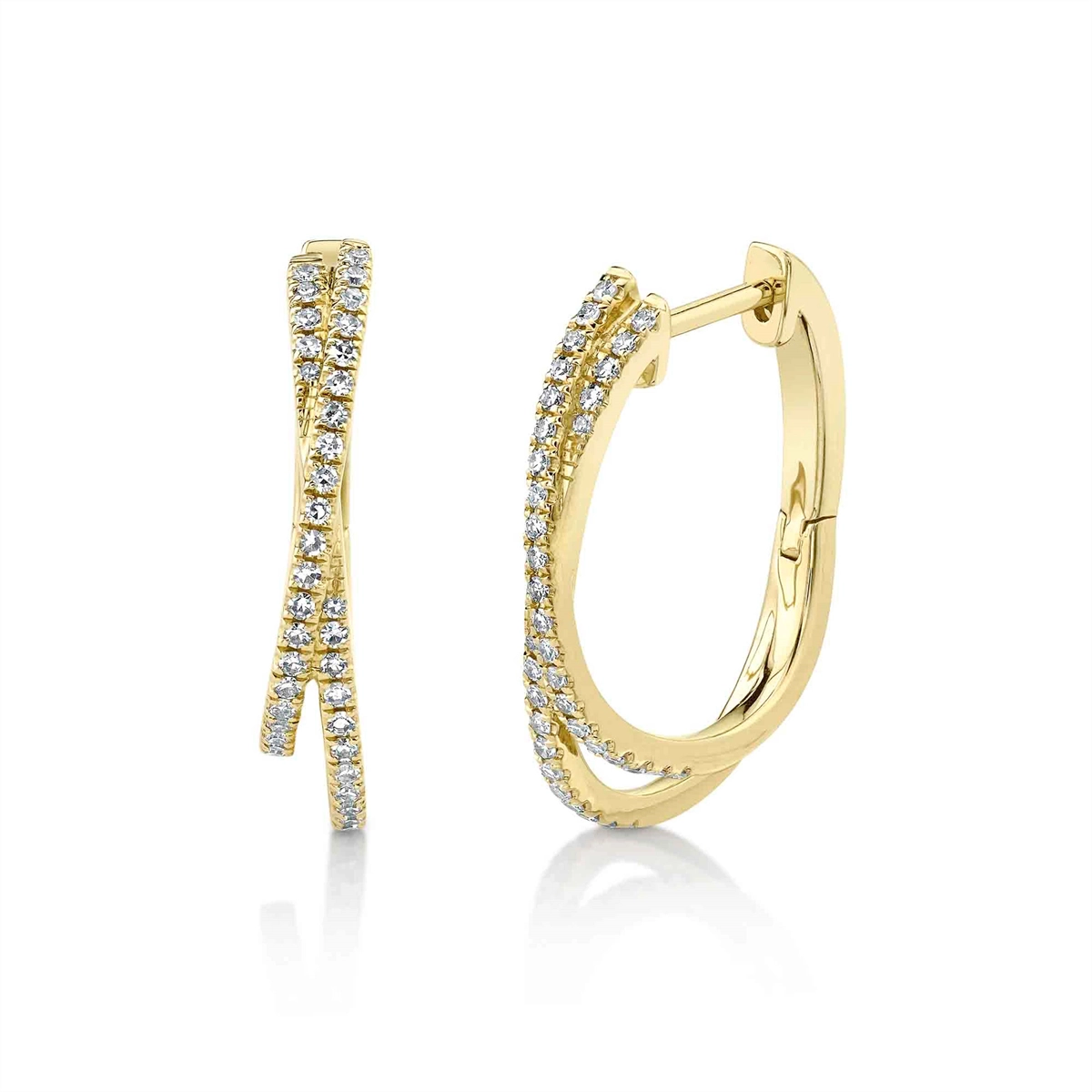 Earrings Earrings in Yellow Gold containing Diamond 427629
