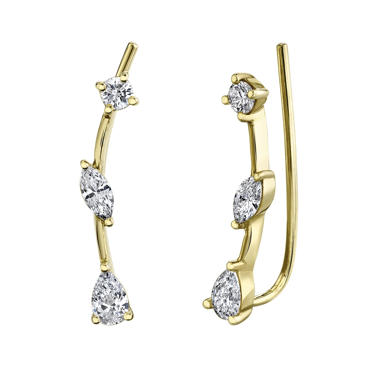 Earrings Earrings in Yellow Gold containing Diamond 427642