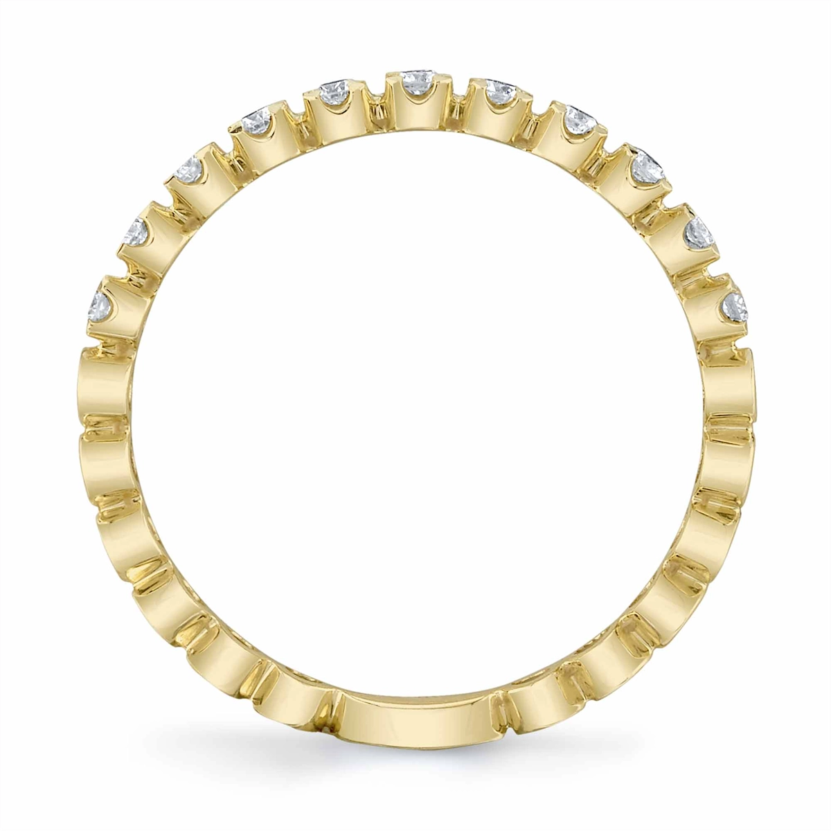 Wedding Bands Wedding Rings in Yellow Gold containing Diamond 427647