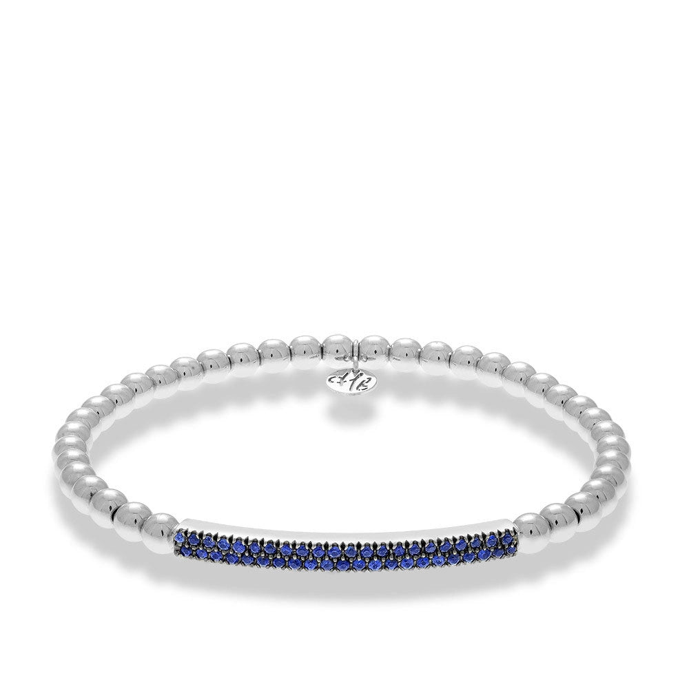 Hulchi Belluni Bracelets in White Gold containing Sapphire 21348BL-WS