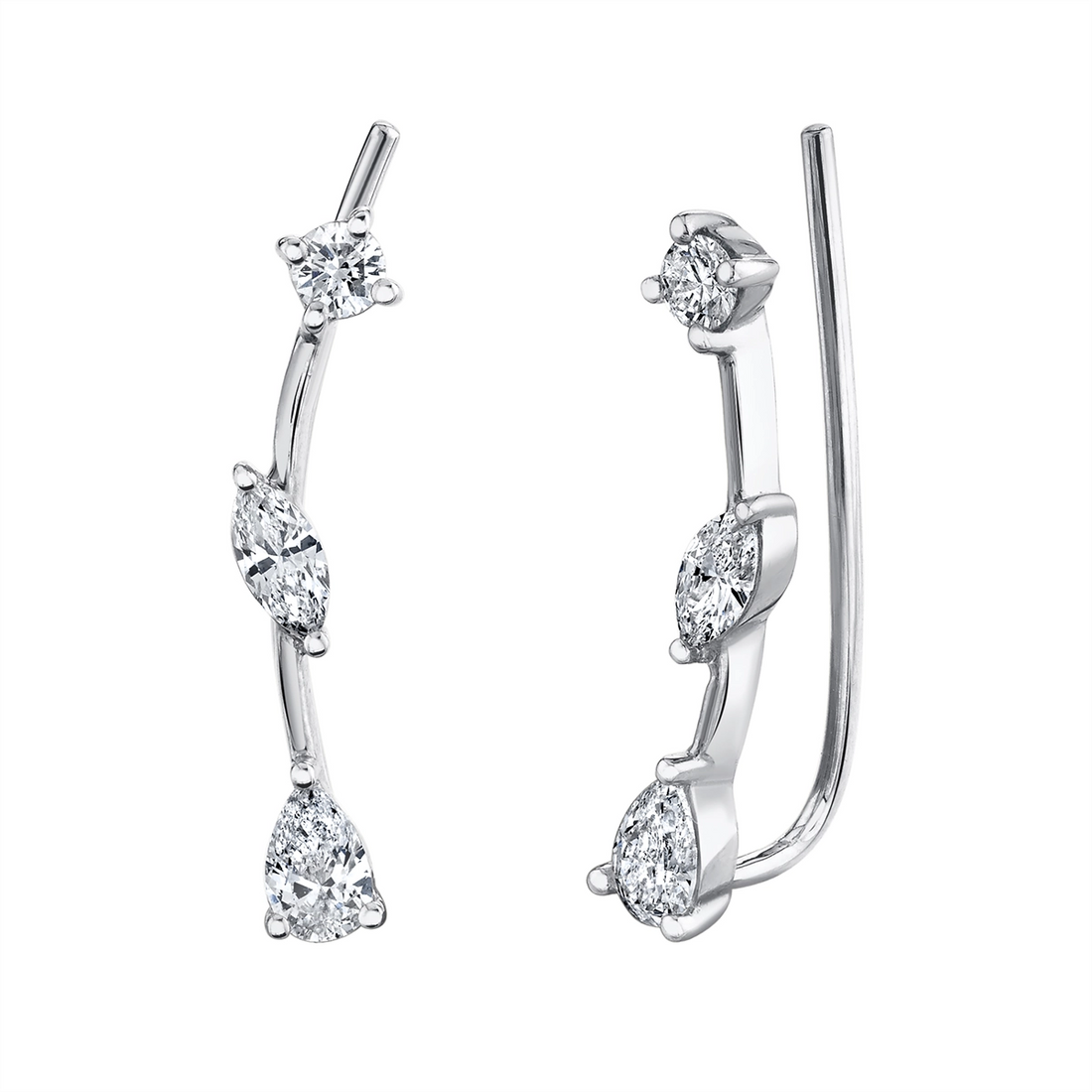 Earrings Earrings in White Gold containing Diamond 427794