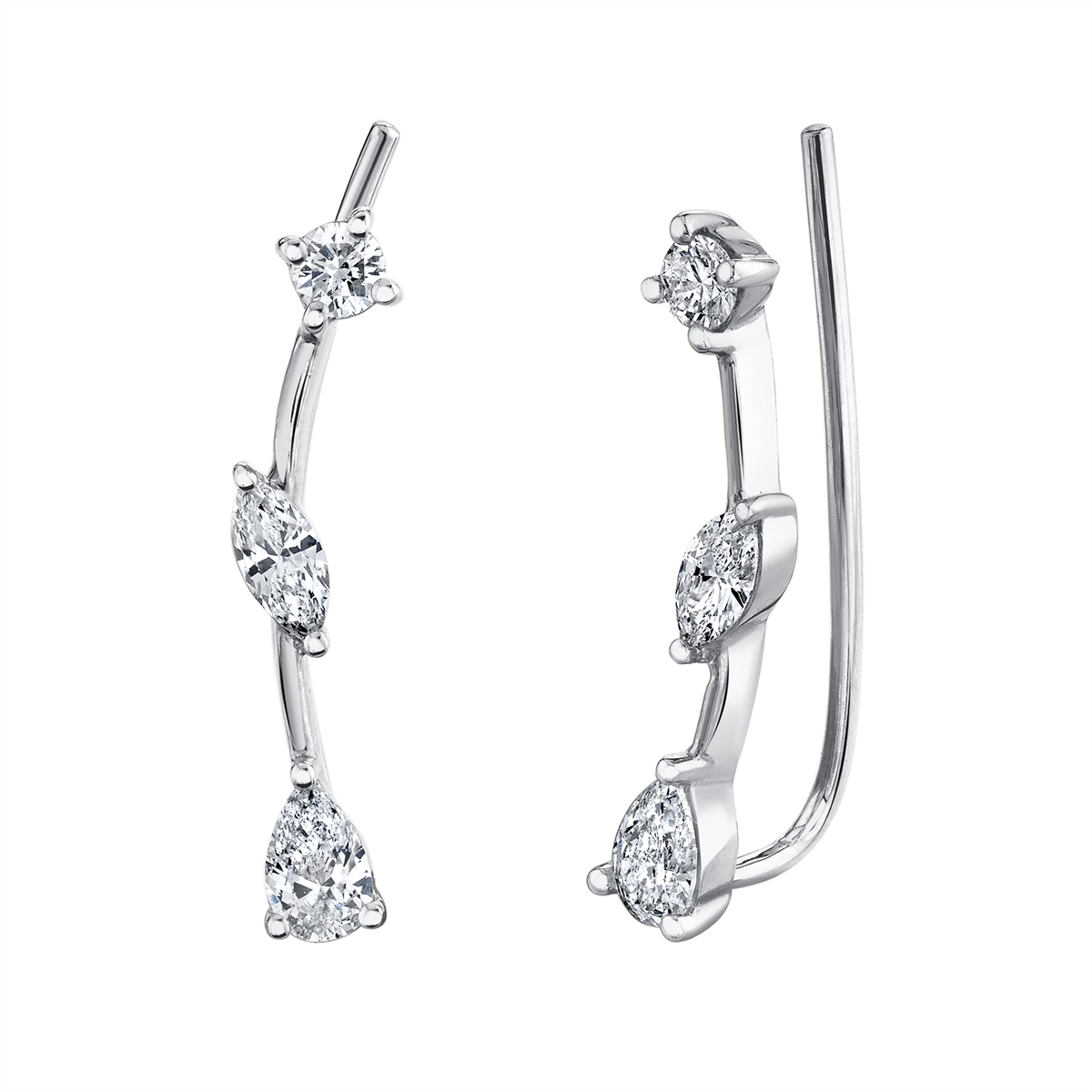 Earrings Earrings in White Gold containing Diamond 427794