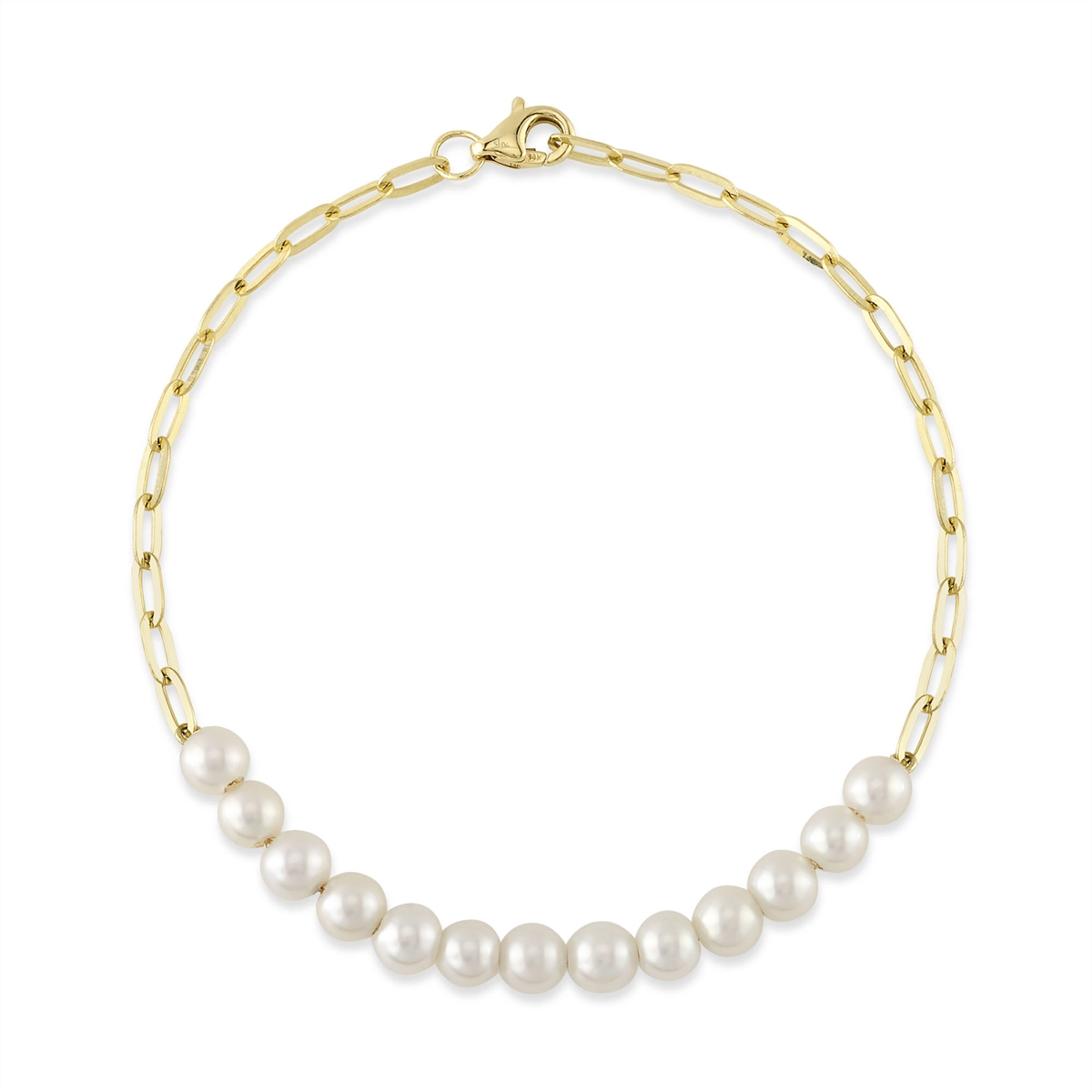 Bracelets Bracelets in Yellow Gold containing Pearl 427843