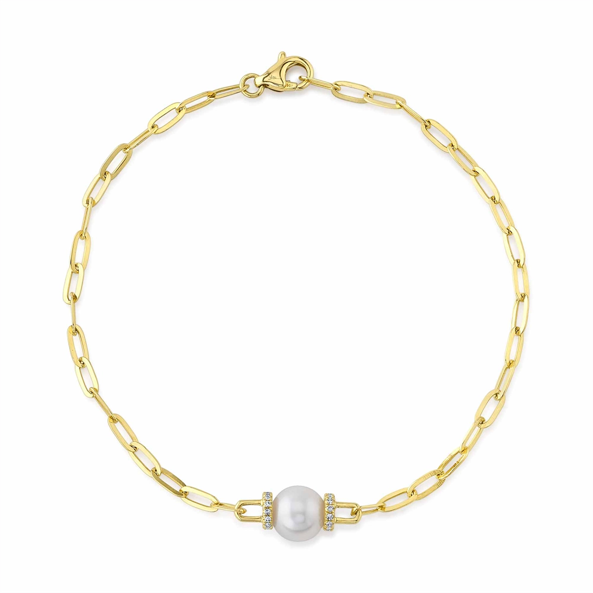 Bracelets Bracelets in Yellow Gold containing Multi-gemstone, Diamond, Pearl 427846