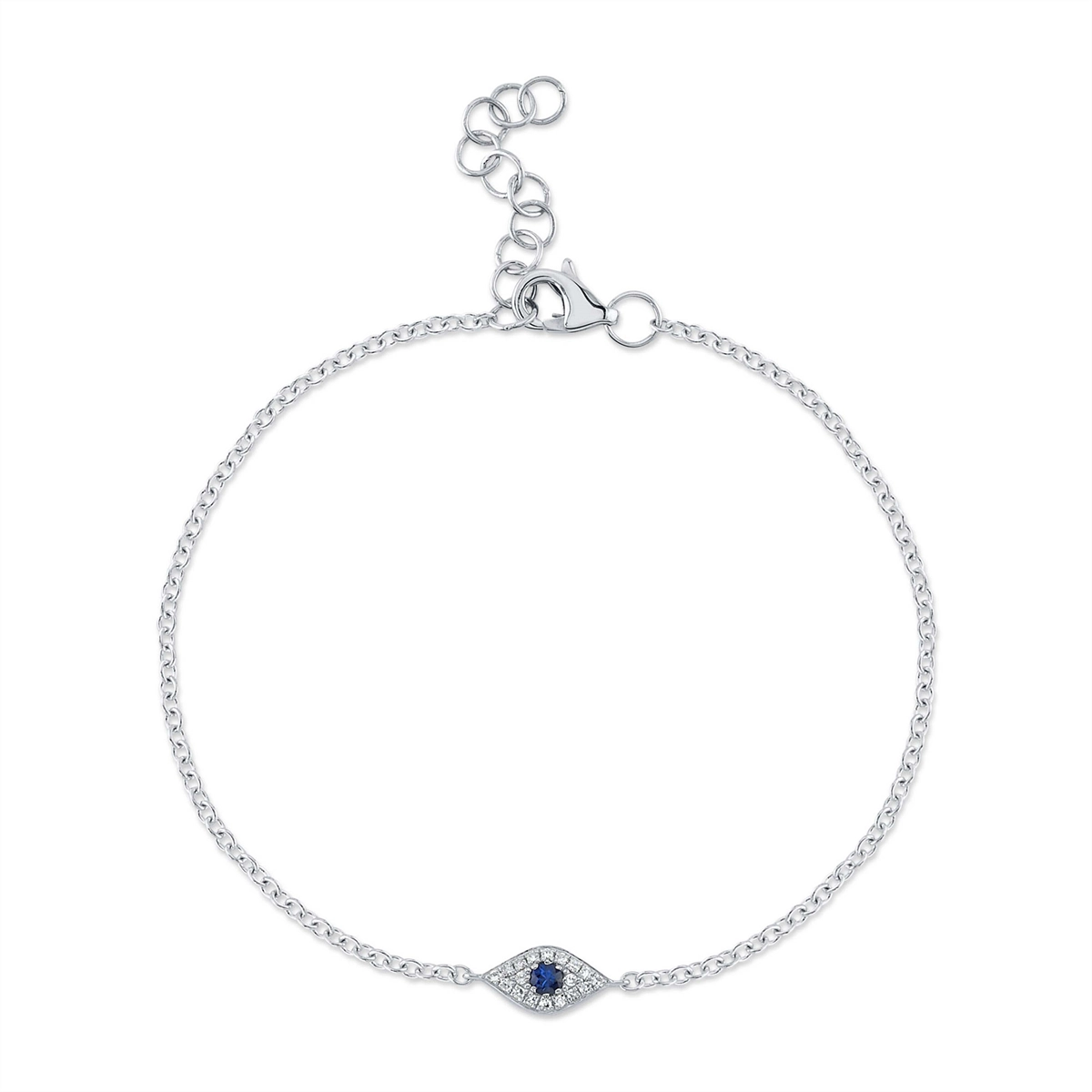 Bracelets Bracelets in White Gold containing Multi-gemstone, Diamond, Sapphire 427848