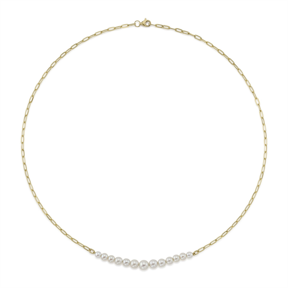 Necklaces Necklaces in Yellow Gold containing Pearl 427858