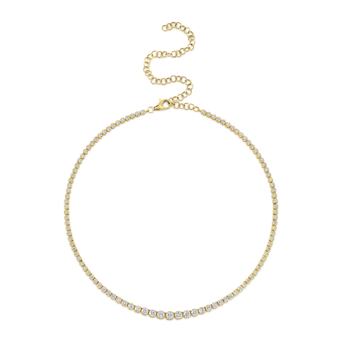 Necklaces Necklaces in Yellow Gold containing Diamond 427861