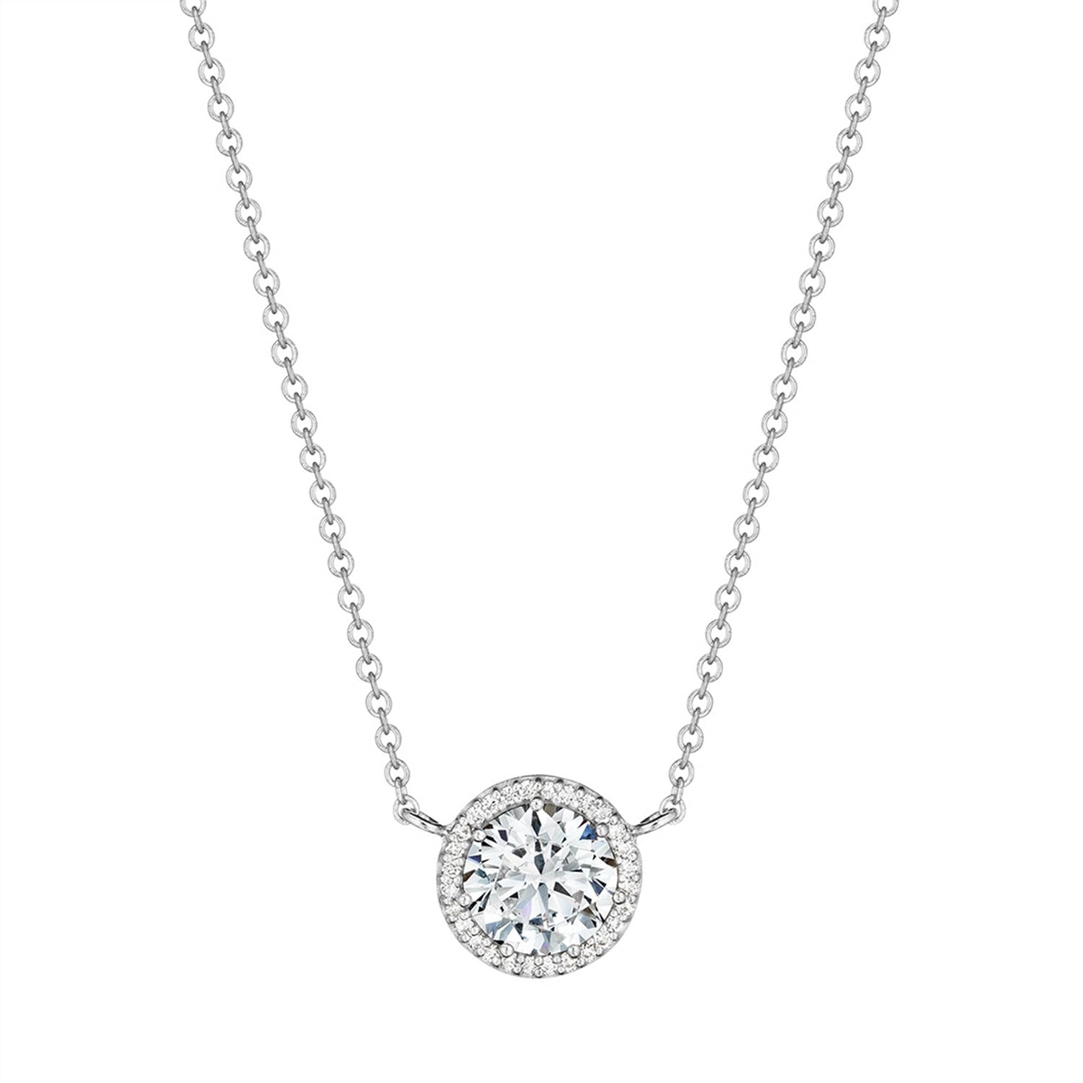 Tacori Necklaces in White Gold containing Diamond FP 670 8.5 FW