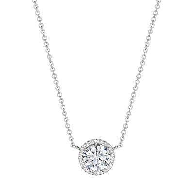 csv_image Tacori Necklace in White Gold containing Diamond FP 670 8.5 FW