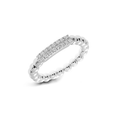 Hulchi Belluni Rings in White Gold containing Diamond 20148-WW