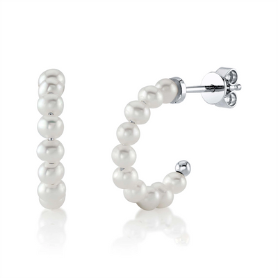csv_image Earrings Earring in White Gold containing Pearl 428177