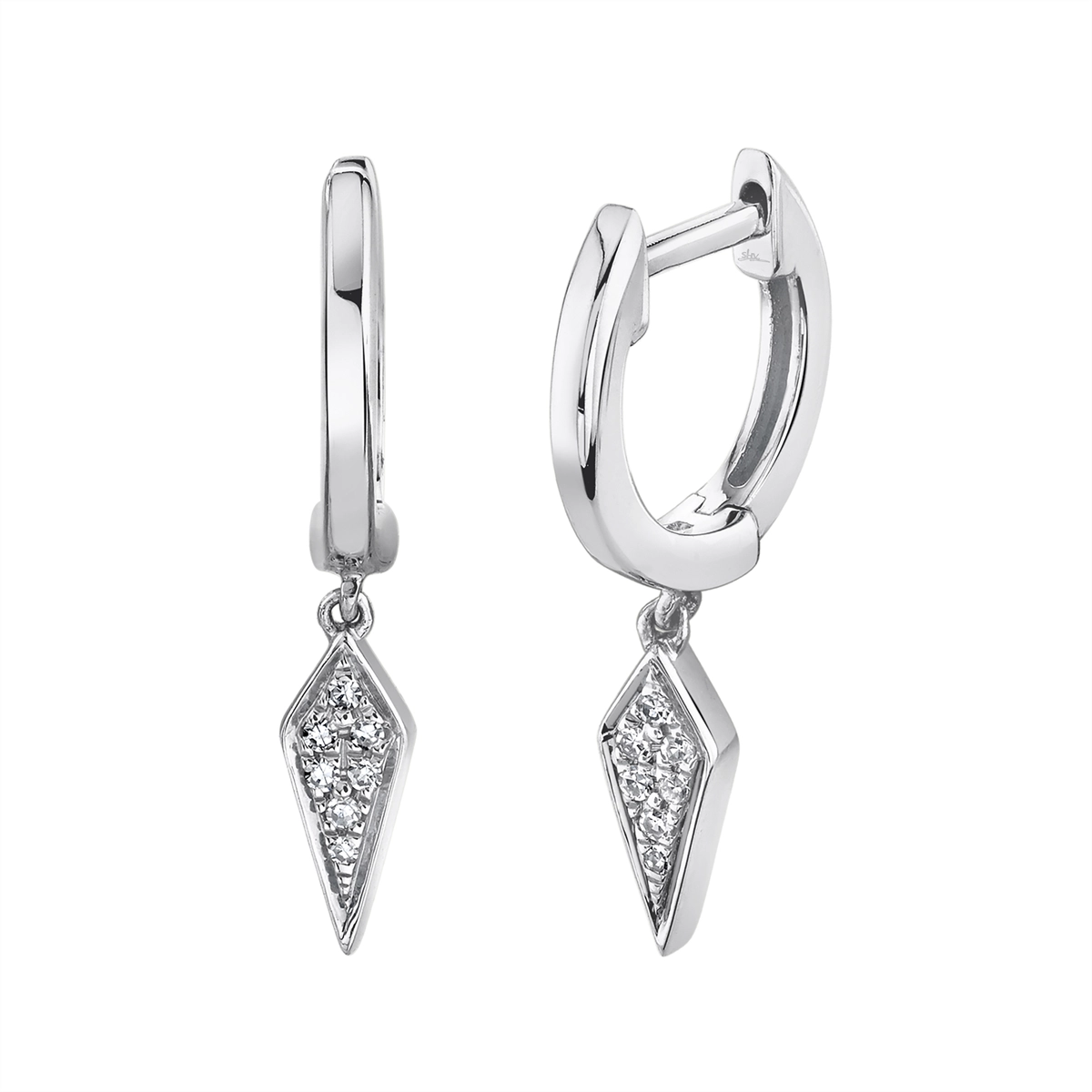 Earrings Earrings in White Gold containing Diamond 428180