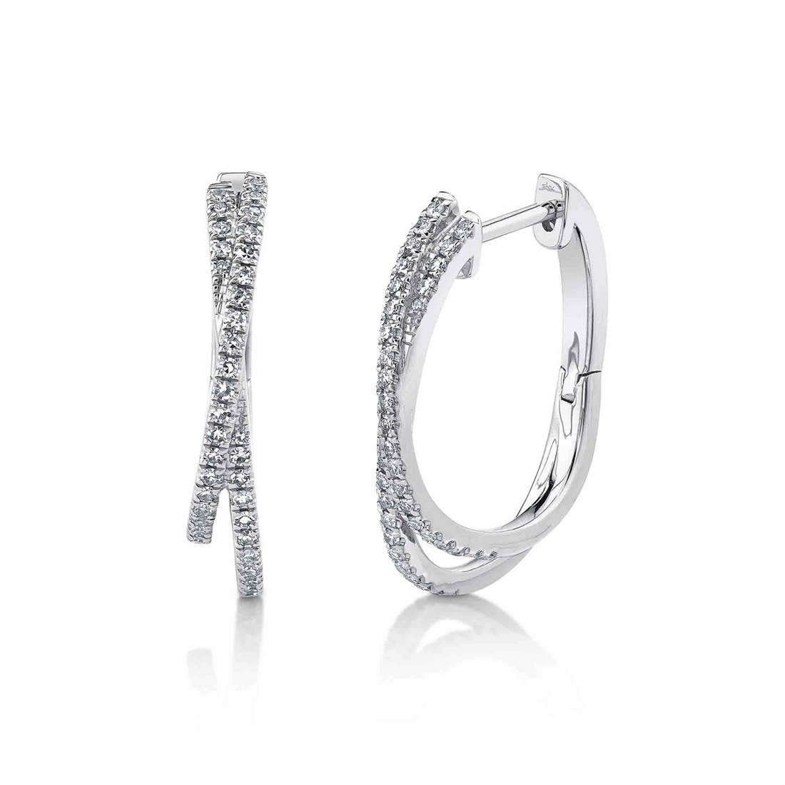 Earrings Earrings in White Gold containing Diamond 428183