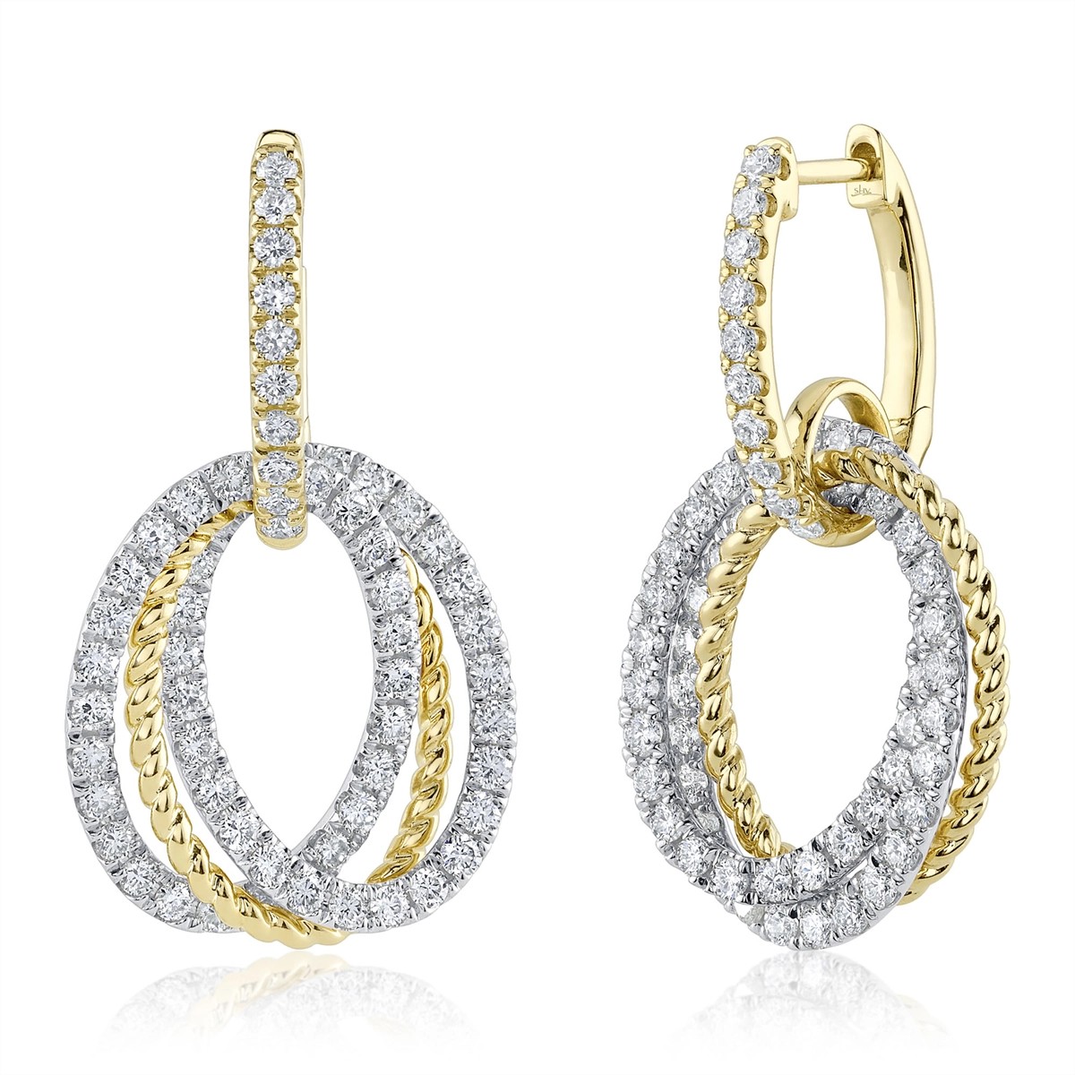 Earrings Earrings in Mixed Metals containing Diamond 428185