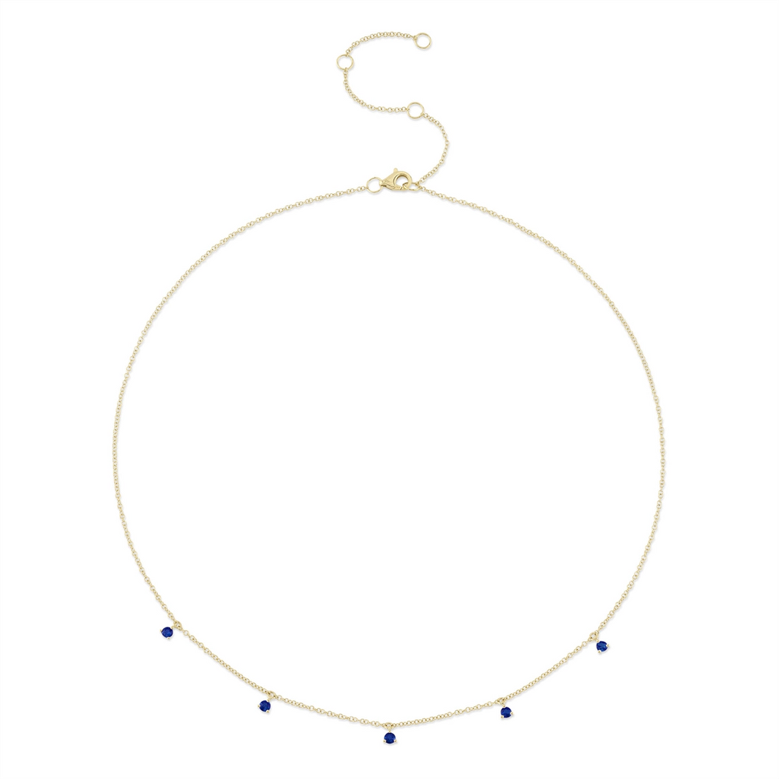 Necklaces Necklaces in Yellow Gold containing Sapphire 428188