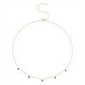 Necklaces Necklaces in Yellow Gold containing Sapphire 428188