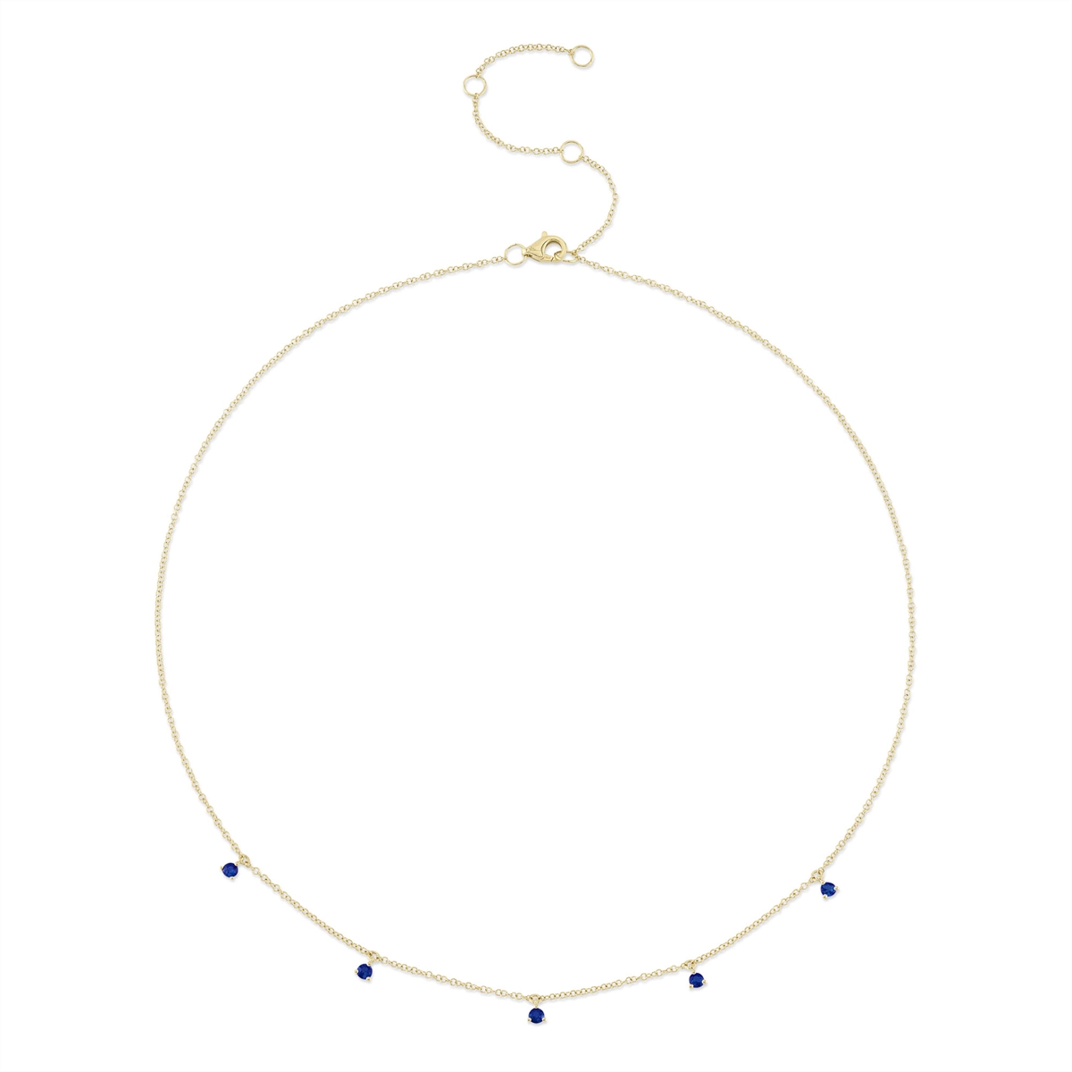 Necklaces Necklaces in Yellow Gold containing Sapphire 428188