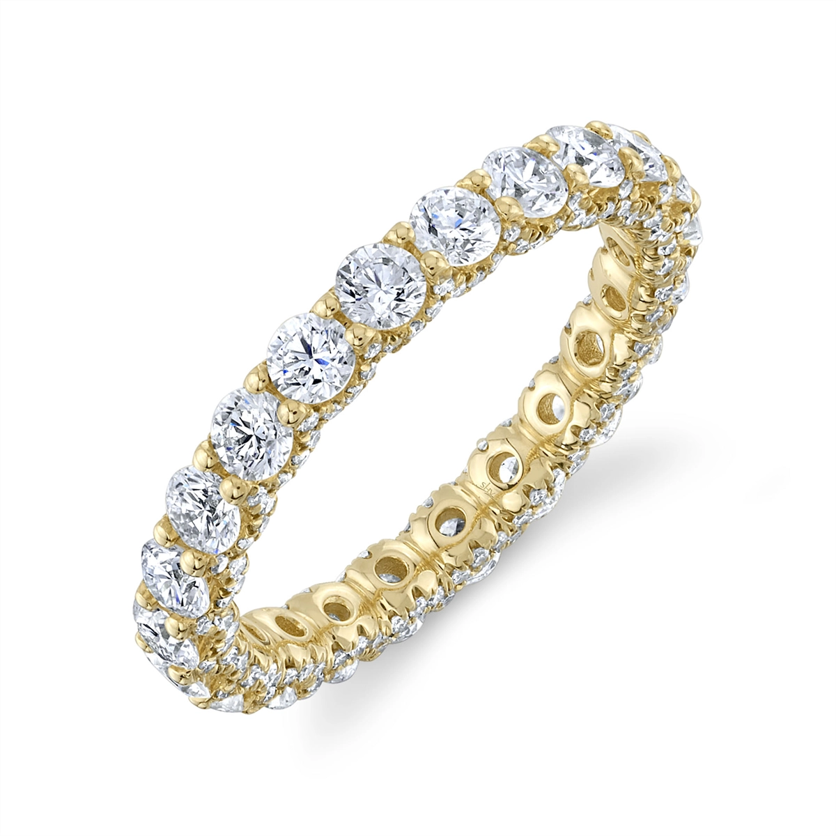 Wedding Bands Wedding Rings in Yellow Gold containing Diamond 428195