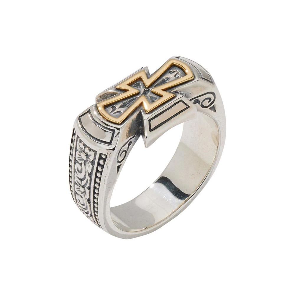 Konstantino Rings in Mixed Metals DKJ985-130 S10