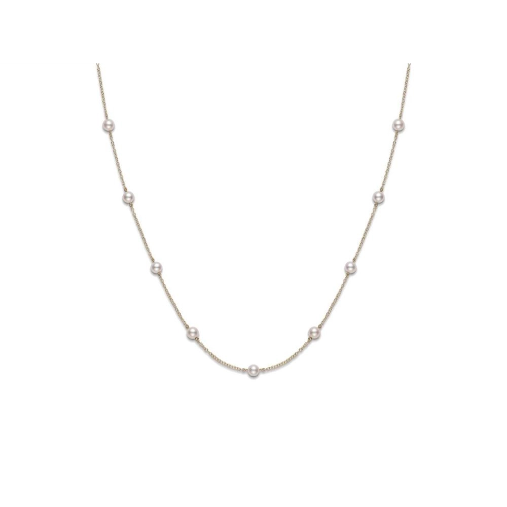 Mikimoto Necklaces in Yellow Gold containing Pearl PCQ158LKP065