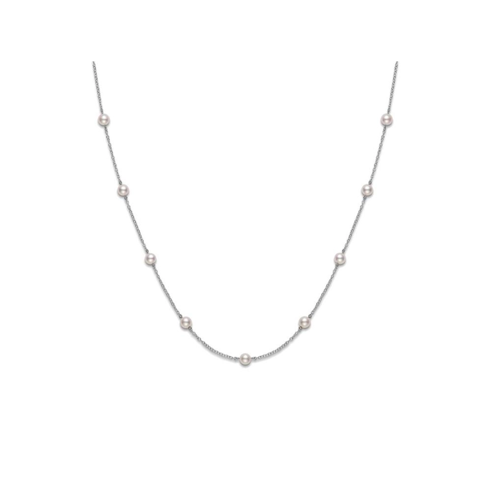 Mikimoto Necklaces in White Gold containing Pearl PCQ158LWP065