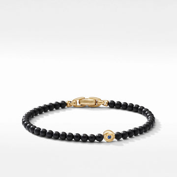 David Yurman Bracelets in Yellow Gold containing Black onyx, Multi-gemstone, Sapphire B25451M88DBOSAM