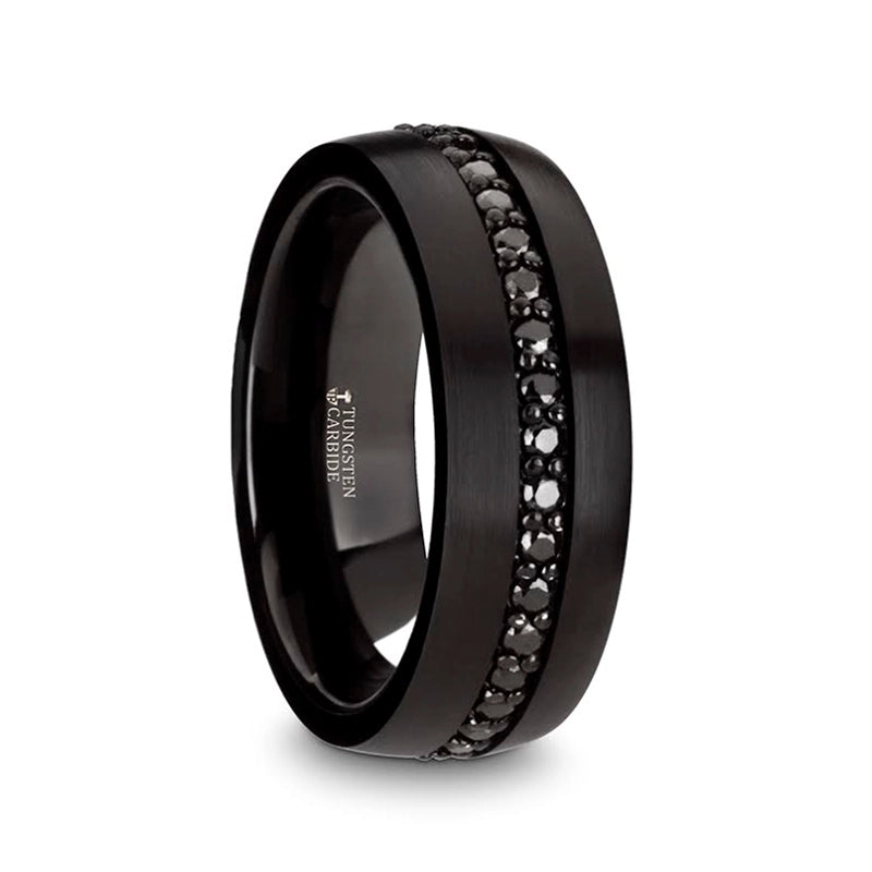 Mens Bands Engagement in Alternative Metals W4471-BTBS-8mm-11