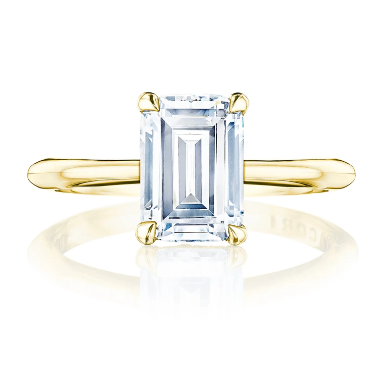 Tacori Engagement Rings in Yellow Gold containing Diamond HT 2580 EC 8.5X6 Y