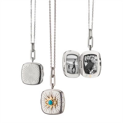 Monica Rich Kosann Necklaces in Mixed Metals containing Other, Multi-gemstone, Turquoise TT-4709