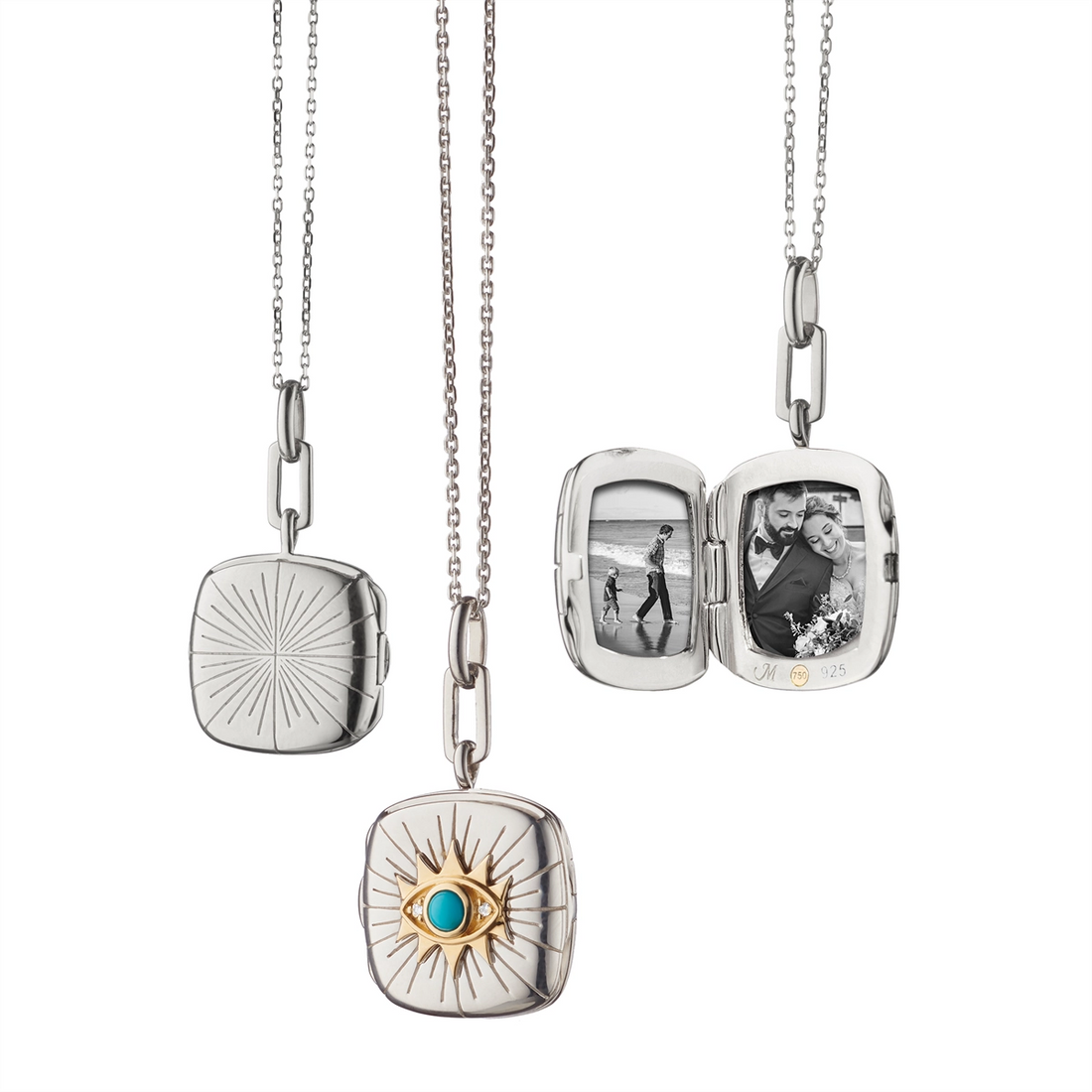Monica Rich Kosann Necklaces in Mixed Metals containing Other, Multi-gemstone, Turquoise TT-4709