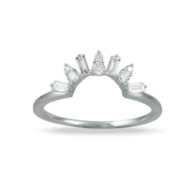 Little Bird Wedding Rings in White Gold containing Diamond LBB545-W