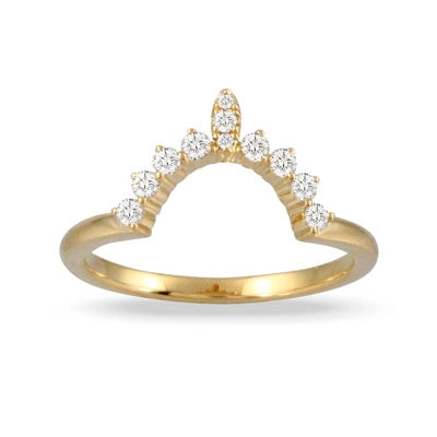 Little Bird Wedding Rings in Yellow Gold containing Diamond LBB524-Y