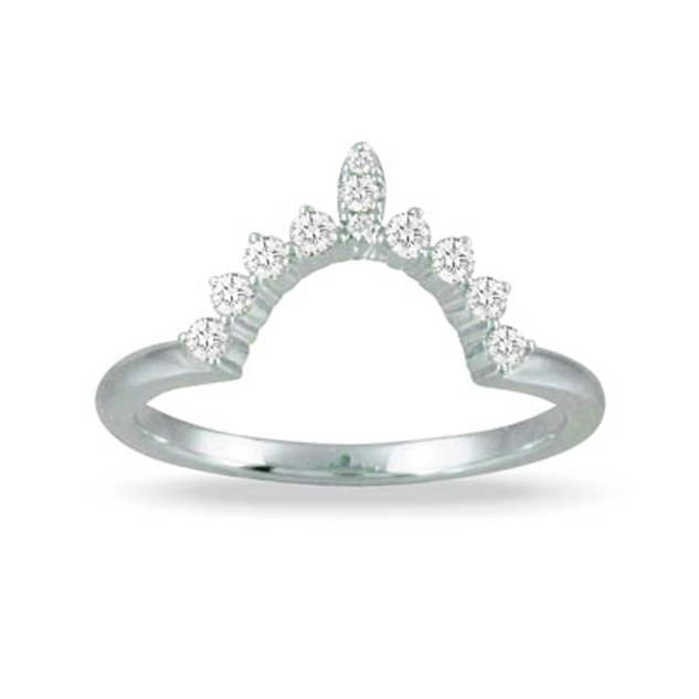 Little Bird Wedding Rings in White Gold containing Diamond LBB524-W