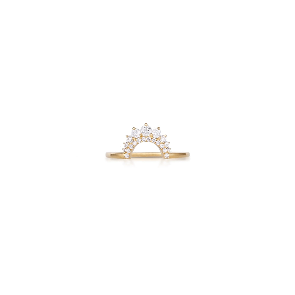 Little Bird Wedding Rings in Yellow Gold containing Diamond LBB673-Y