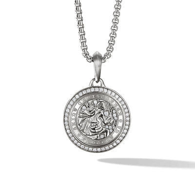 David Yurman Pendants in Silver containing Diamond D15926MSSADI
