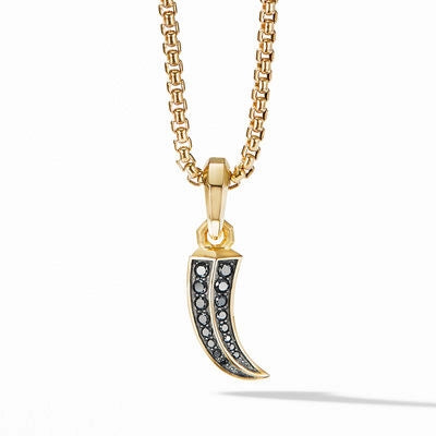 David Yurman Pendants in Yellow Gold containing Black diamond D25447M88ABD
