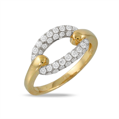 csv_image Doves Ring in Mixed Metals containing Diamond R10269TT